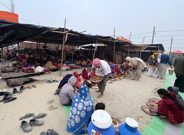 Food for pilgrims (Ankit Saxena/Swarajya)