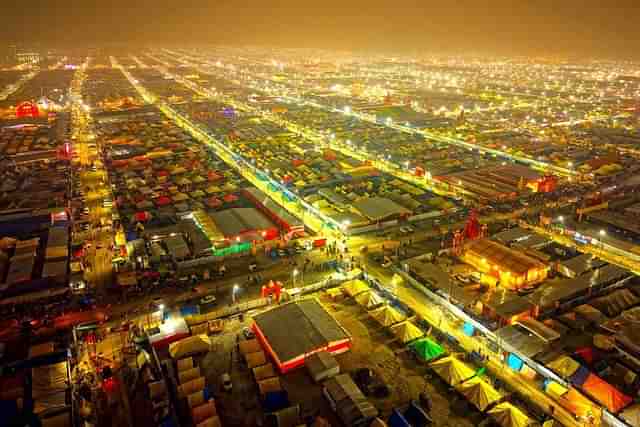 Prayagraj tent city for Maha Kumbh 2025