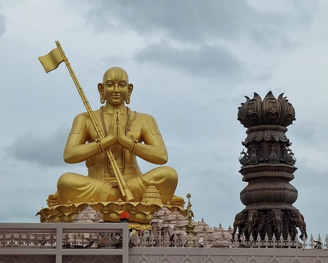 The Statue of Equality on the outskirts of Hyderabad