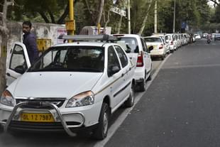 Ola and Uber Cabs in Delhi (Sushil Kumar/Hindustan Times via Getty Images)