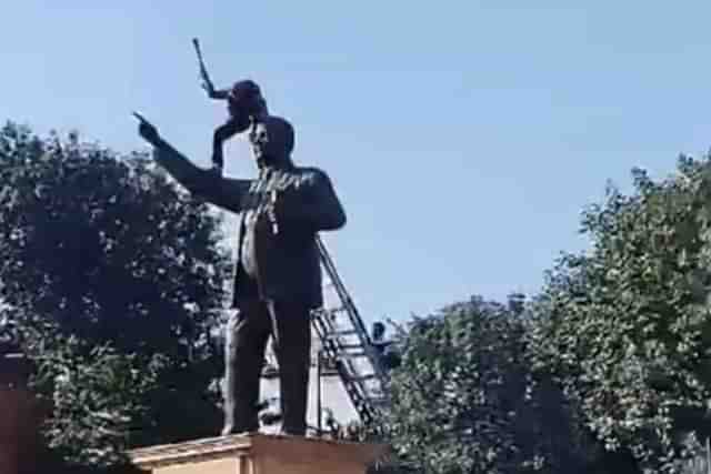 Vandalism attempt on Ambedkar statue in Amritsar