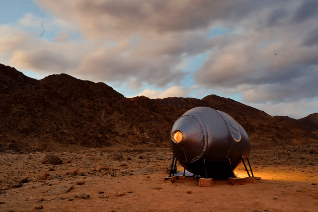 The space analogue in Ladakh designed by Aaka Space Studio. Mission collaborators include ISRO and IIT Bombay