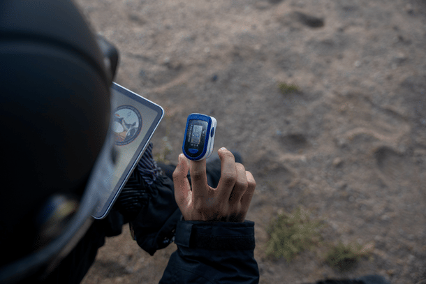 Monitoring vital signs in the extreme conditions of Ladakh