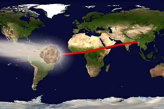 Asteroid 2024 YR4's Corridor Of Impact Passes Right Through The Middle Of India