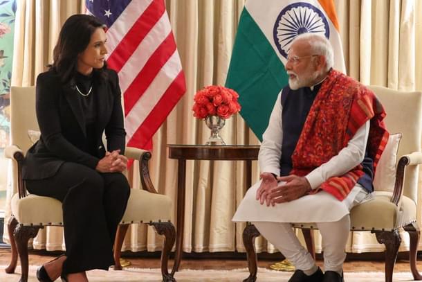 PM Modi with US DNI Tulsi Gabbard