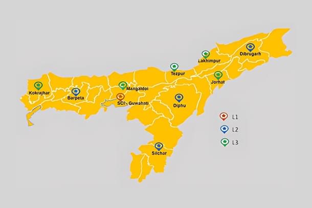 Three-level Cancer Care Network In Assam.