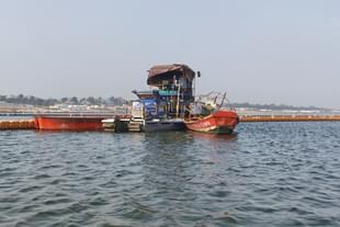 Machinery employed as part of Namami Gange to clean the river everyday