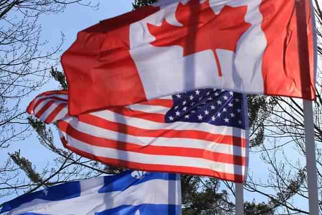 USA-Canada Flags (Representative Image)