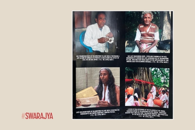 Magical healers of Mayong. Tipi Bez (on the top right) was an expert of Luke Mantra, the mantra of invisibility.