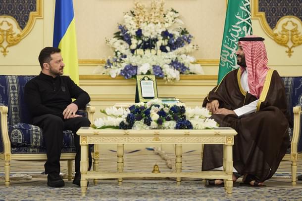 Zelenskyy meets Saudi crown prince