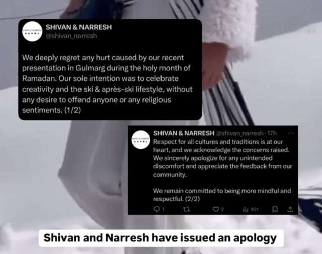 Shivan & Narresh's apology.
