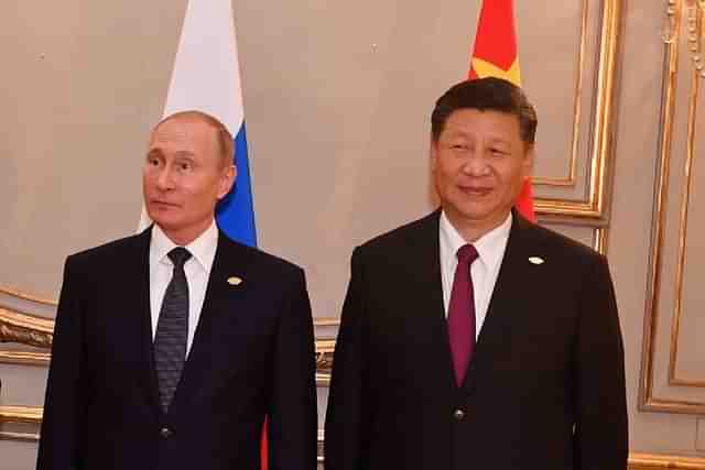 Prime Minister Narendra Modi with Chinese President Xi Jinping and Russian President Vladimir Putin at the Russia, India, China Trilateral. (@narendramodi/Twitter)
