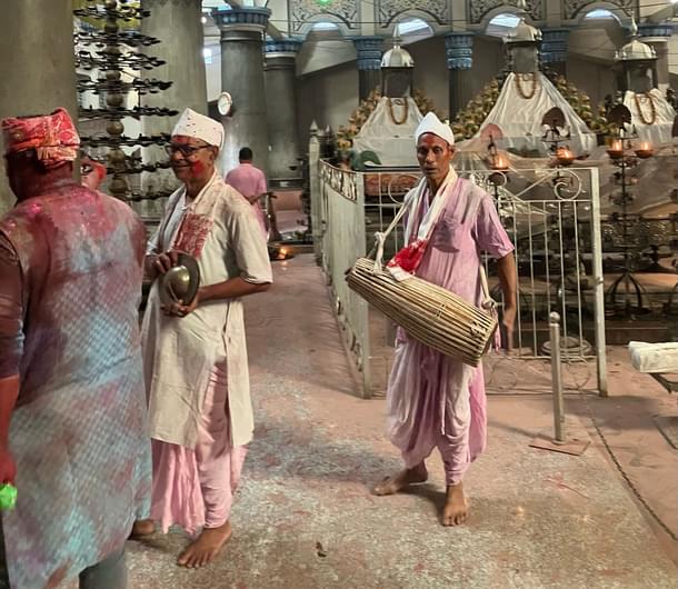 Ojapali performers at the Barpeta Satra