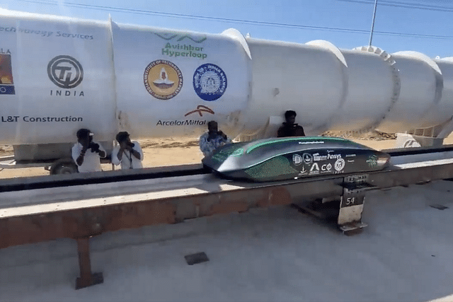 Hyperloop test tube and the pod