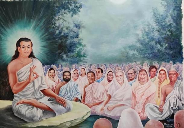 Mahapurush Srimanta Sankardev with his disciples (Source: Organiser)