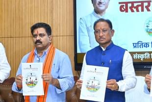 Chhattisgarh Home Minister Vijay Sharma and CM Vishnu Deo Sai