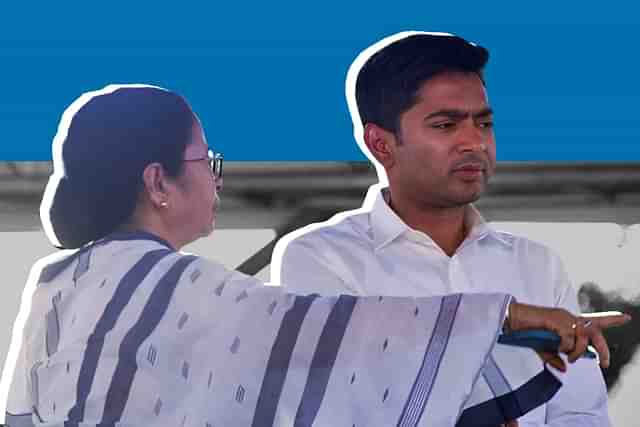 Mamata Banerjee with nephew Abhishek.