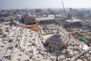 Construction work of Ram temple