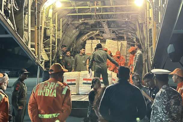 India has send first batch of humanitarian assistance to Myanmar