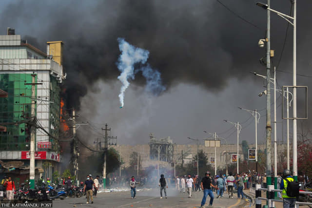 Violence rocked Kathmandu during a pro-monarchy rally on Friday (March 28). (via Kathmandu Post)