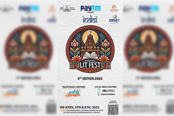 Announcement for the Chennai Lit Fest 2025