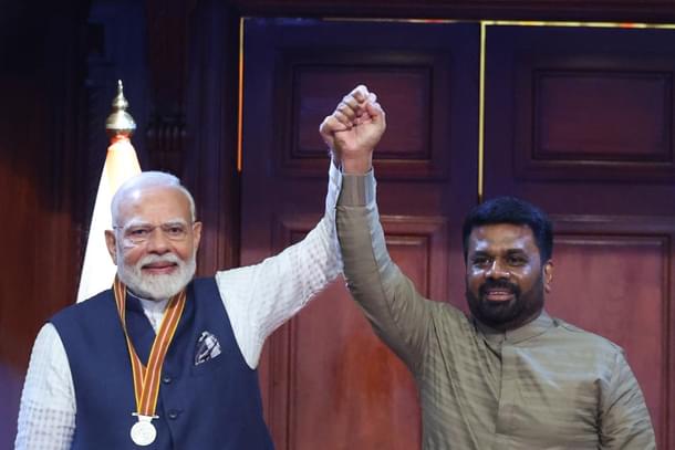 PM Narendra Modi with Sri Lankan President Dissanayake