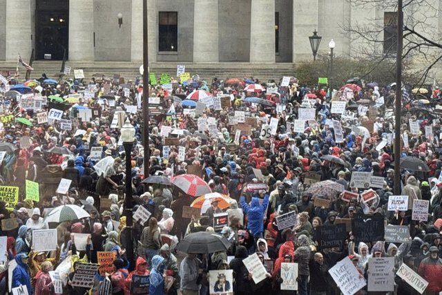 Protests in US against Trump's policies