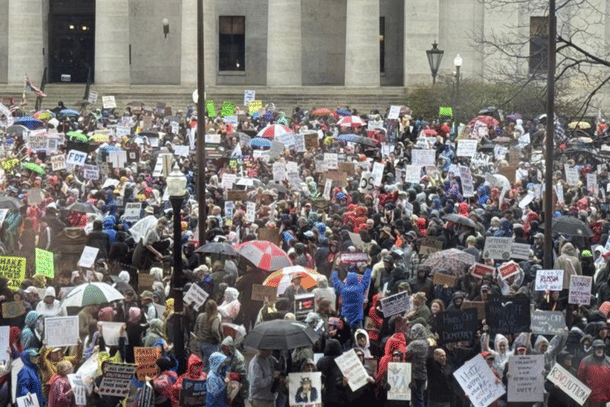 Protests in US against Trump's policies