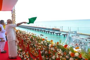 PM Narendra Modi inaugurates new Pamban bridge