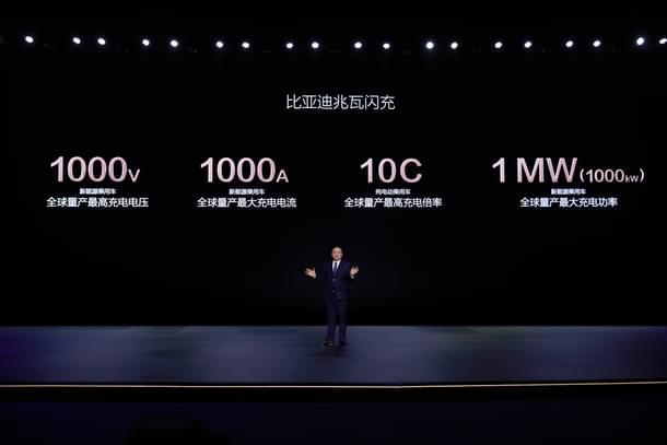 Wang Chuanfu, BYD’s founder, unveiling "Super e-platform"