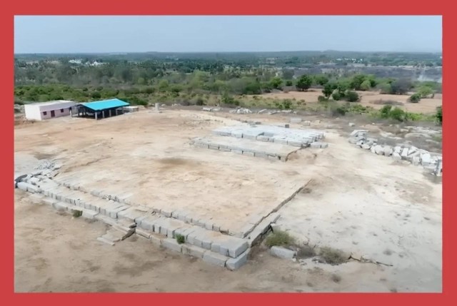 The site of the temple.