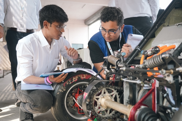 Engineers at work during a design event