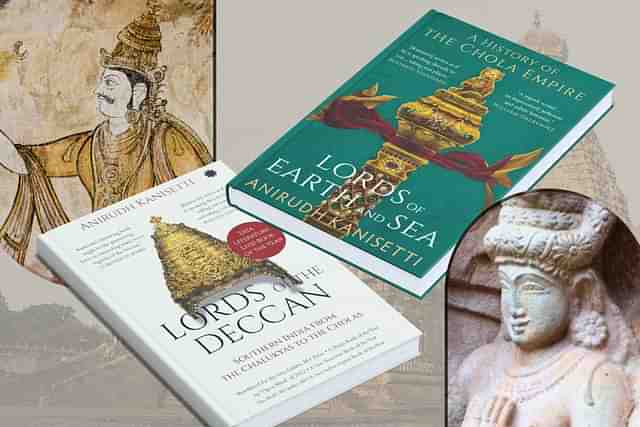 Two of Anirudh Kanisetti's books that deal with Chola history