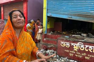 A woman crying after Murshidabad violence (File Photo)