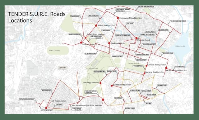 Tender SURE road locations (click to enlarge)