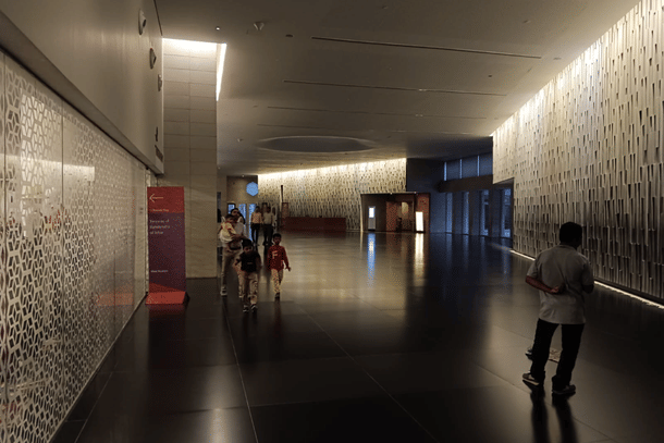 Huge Courtyard in front of Museum's shop.