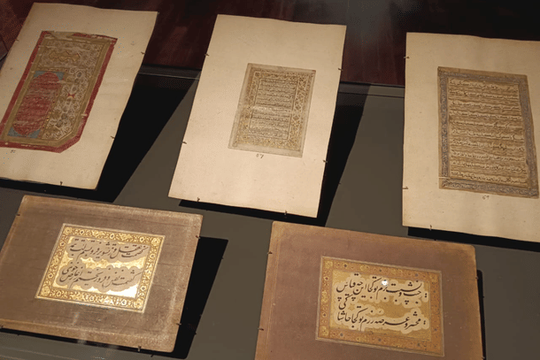 Medieval age calligraphy