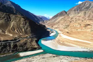 Confluence of Indus and Zanskar Rivers in Ladakh, India (File Photo)