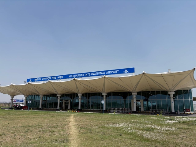 Terminal building of Kushinagar Airport. (Source: Swarajya)