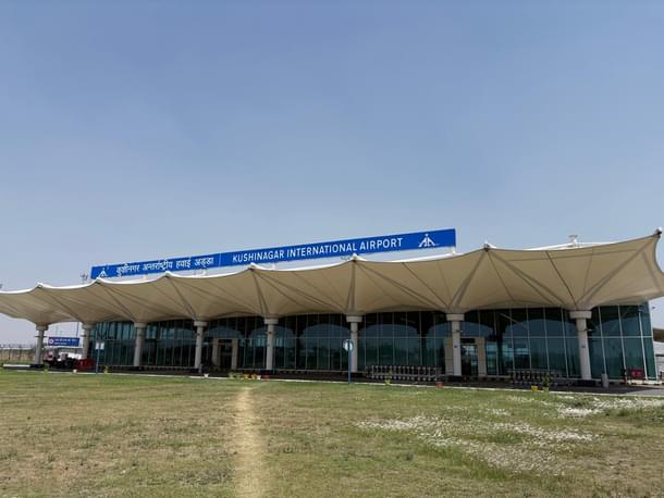 Terminal building of Kushinagar Airport. (Source: Swarajya)
