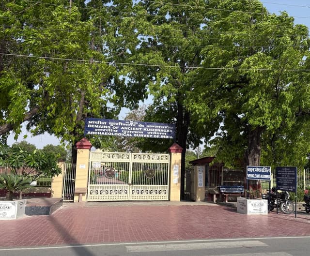 The Mahaparinirvana Temple in Kushinagar. (Source: Swarajya)