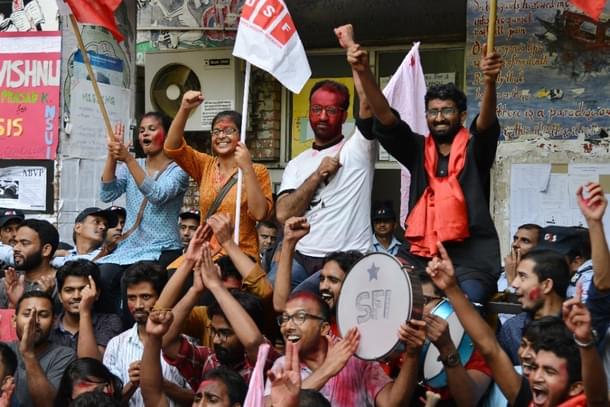United Left Alliance wins all four seats in JNU Elections in New Delhi. (File Photo) (K Asif/India Today Group/Getty Images)