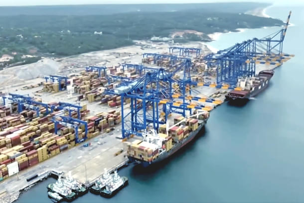Vizhinjam port (Pic Via X)