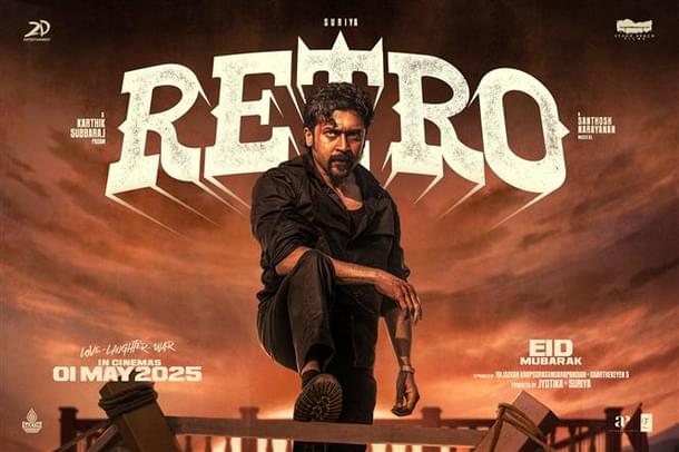 Poster of Karthik Subbaraj's 'Retro'