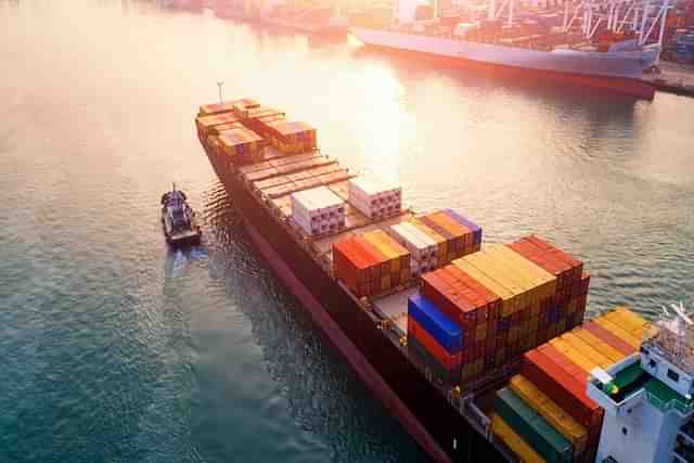 A ship loaded with goods (Representative image).