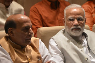 Prime Minister Narendra Modi and Defence Minister Rajnath Singh.