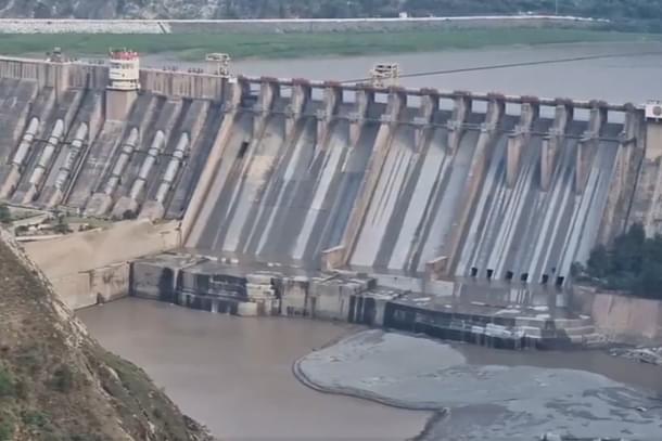Baglihar dam on Chenab river