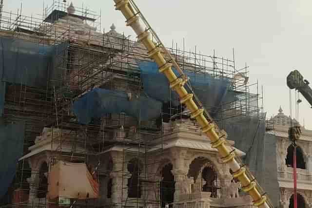 Under-construction Ram Mandir