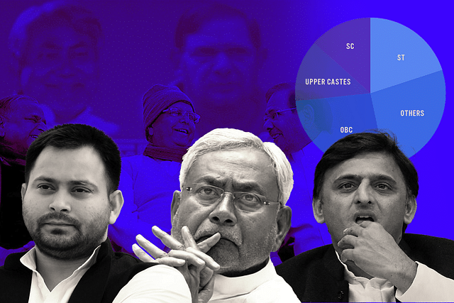 Tejashwi Yadav, Bihar CM Nitish Kumar, Akhilesh Yadav (Left to Right)