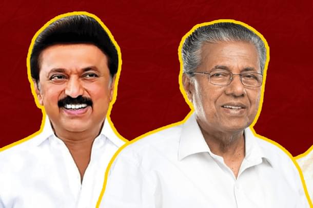 Chief Ministers M K Stalin and Pinarayi Vijayan